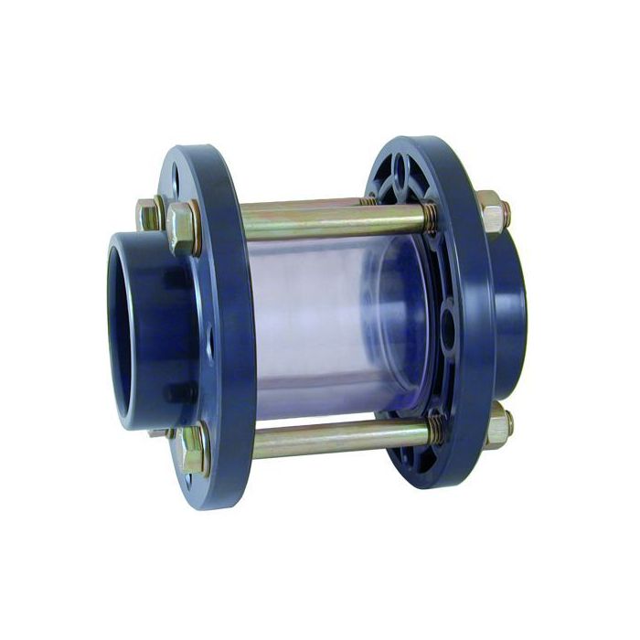 Sight glass 110mm heavy version with galvanized bolts