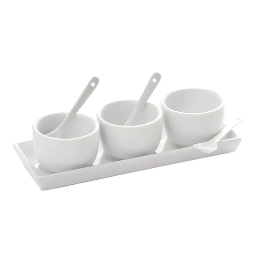 Dipping Bowls Set Porcelain 7-Piece